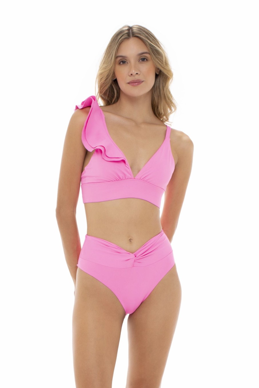 Bikini Rosa Bikini Descuento Tienda Frauenbikini